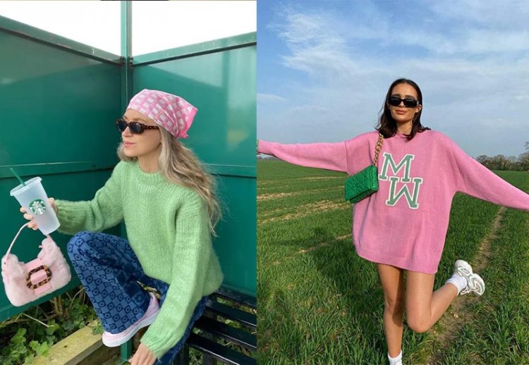 Розовый и зеленый – самое модное сочетание цветов 2021 года