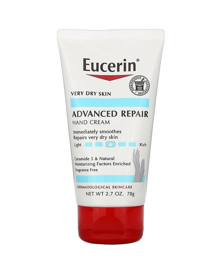 Eucerin, Крем для рук для продвинутого восстановления, без запаха
