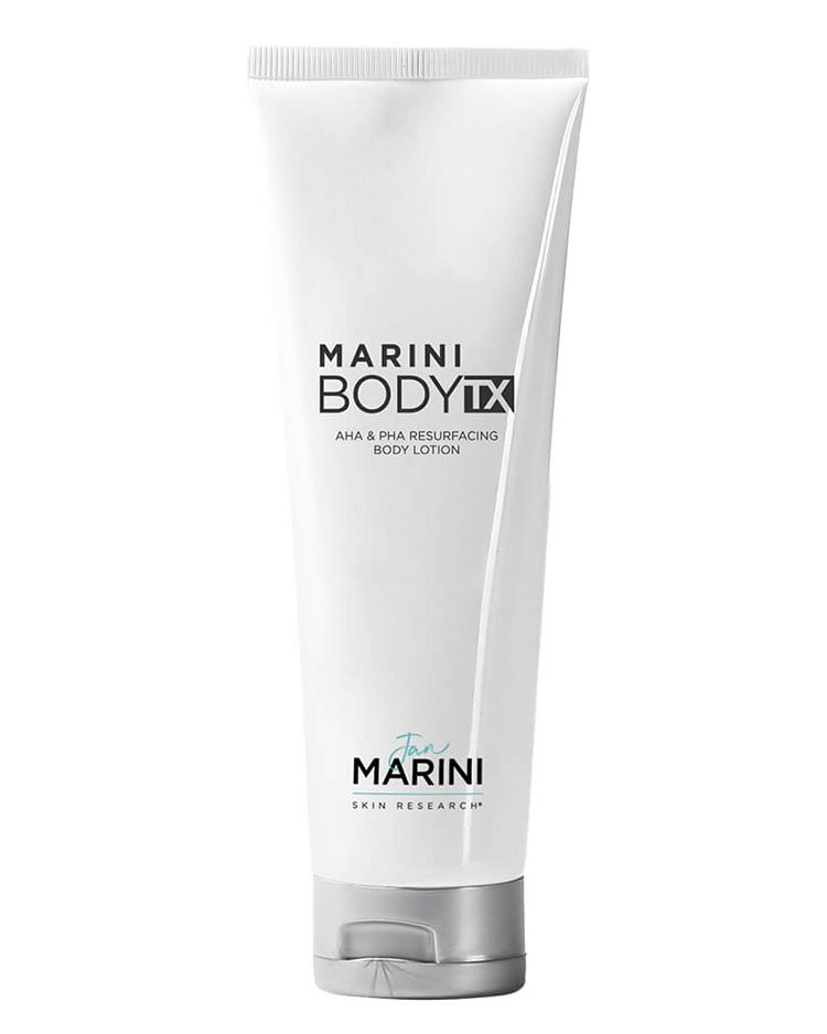 Увлажняющий лосьон для тела с кислотами Jan Marini Marini BodyTx AHA & PHA Resurfacing Lotion окутывает кожу, смягчаяя, разглаживая и восстанавливая