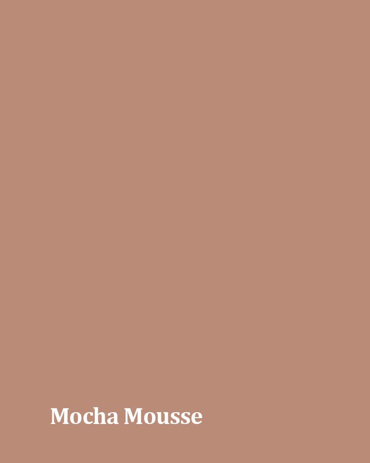 оттенок Mocha Mousse