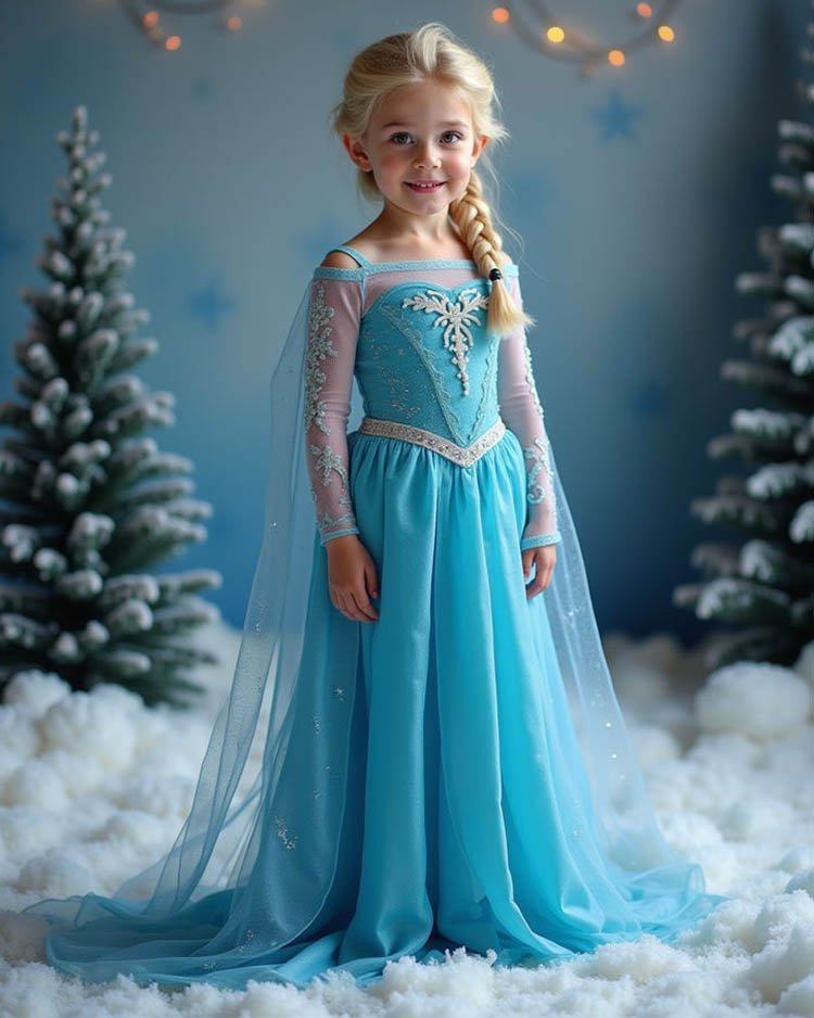 Костюм Эльзы на Хэллоуин