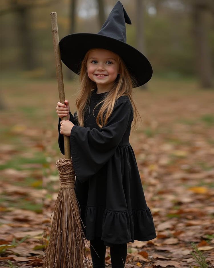 Костюм ведьмы для девочки на Хэллоуин