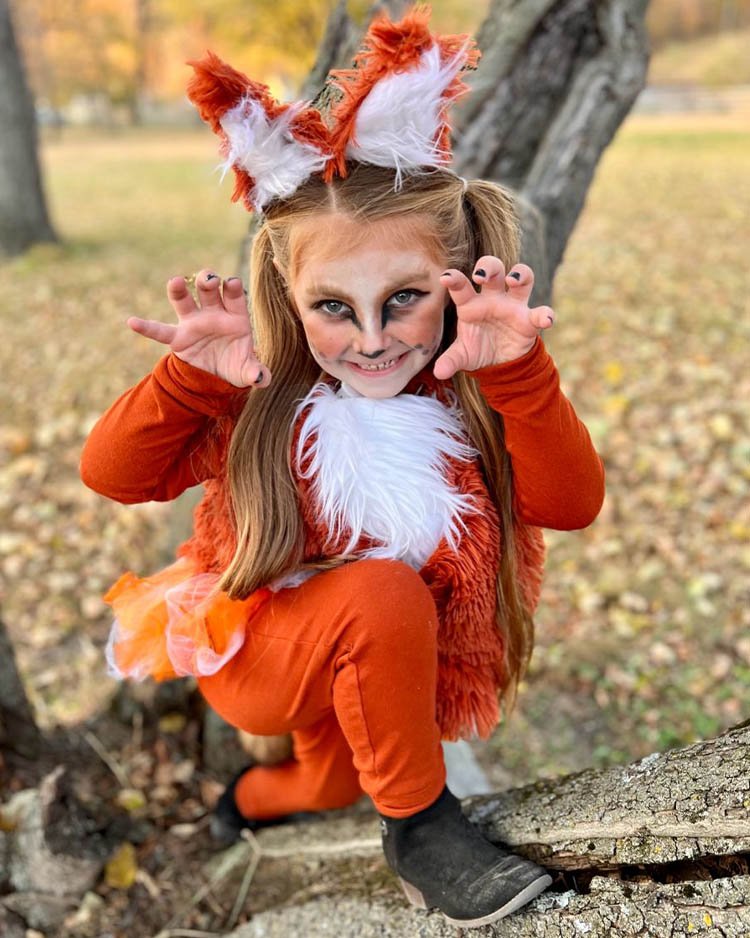 Костюм лисёнка для девочки на Хэллоуин