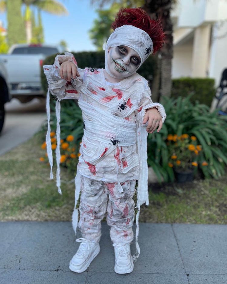 Костюм мумии на Хэллоуин