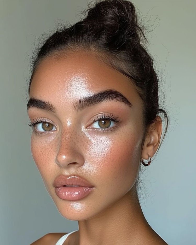 сияющая кожа лица