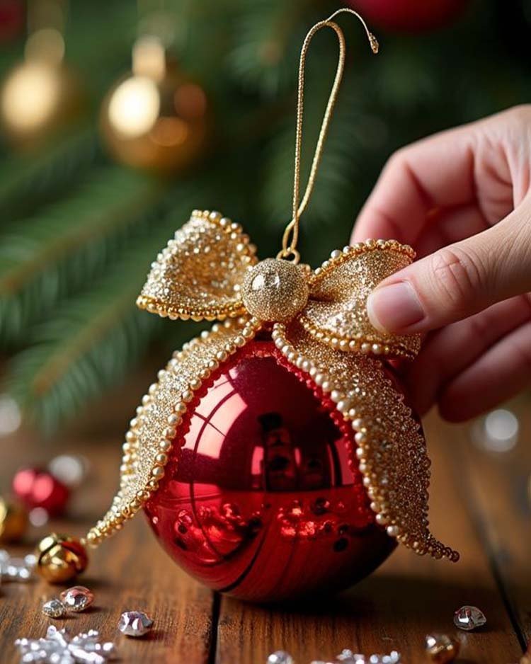 Красный шарик на елку