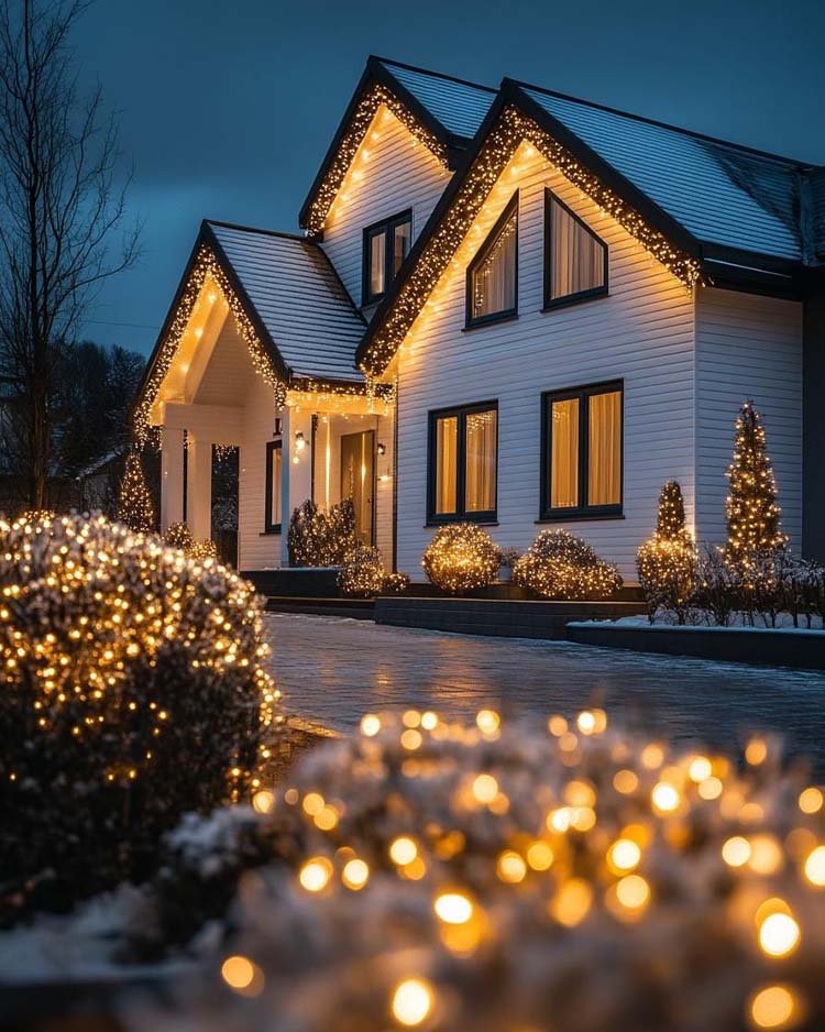 Украшение дома снаружи