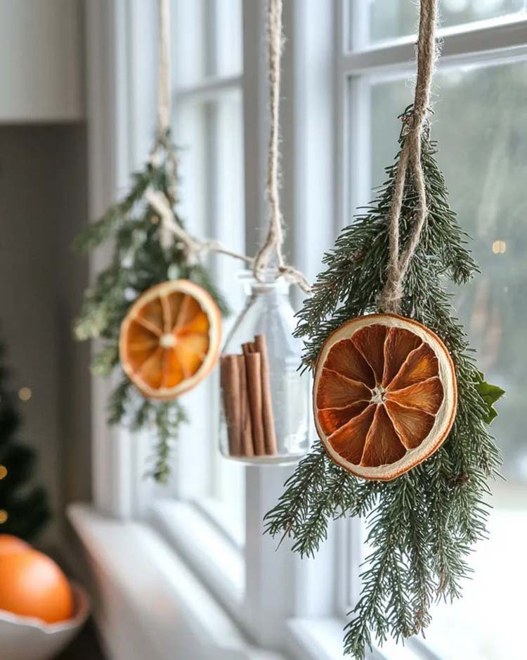 Новогодний декор на окно