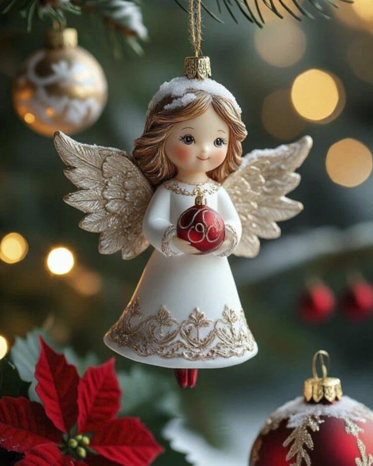Фигурка ангела на Рождество