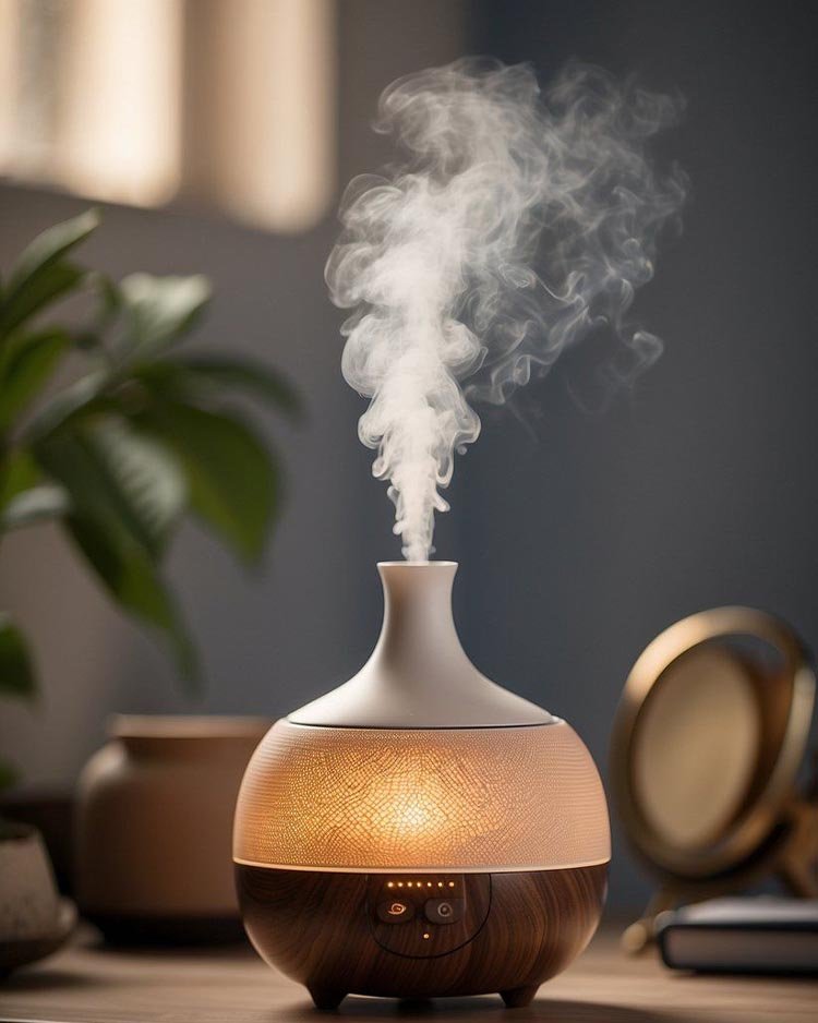 Стильный увлажнитель воздуха