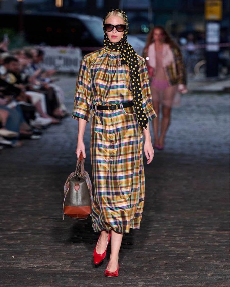 Caro Editions, платье в клетку