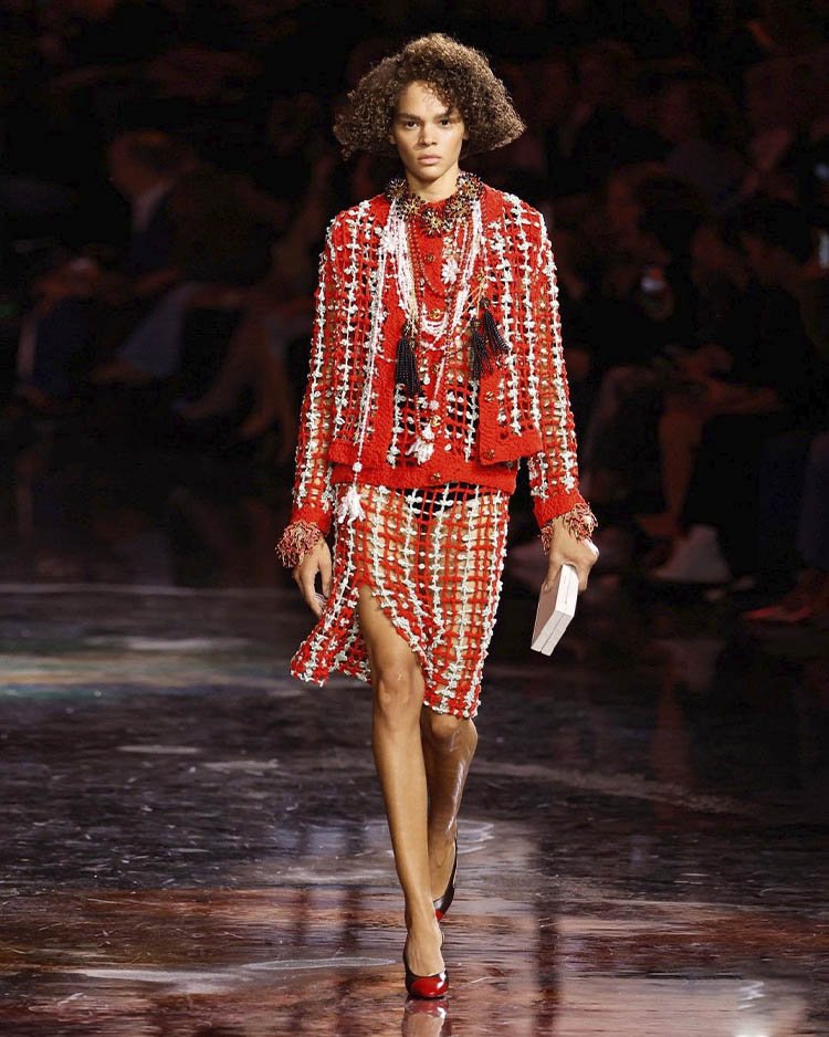 Chanel, костюм из ткани букле