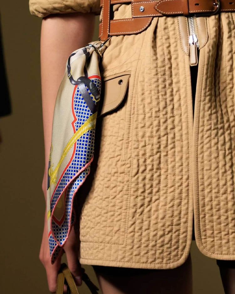 Hermes Femme, SS 2026 платок на ремень