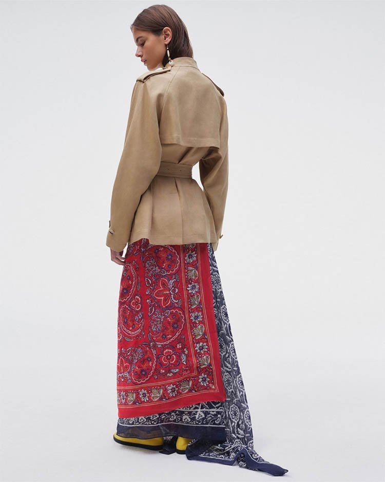 Polo Ralph Lauren, весна 2026 платок вместо юбки