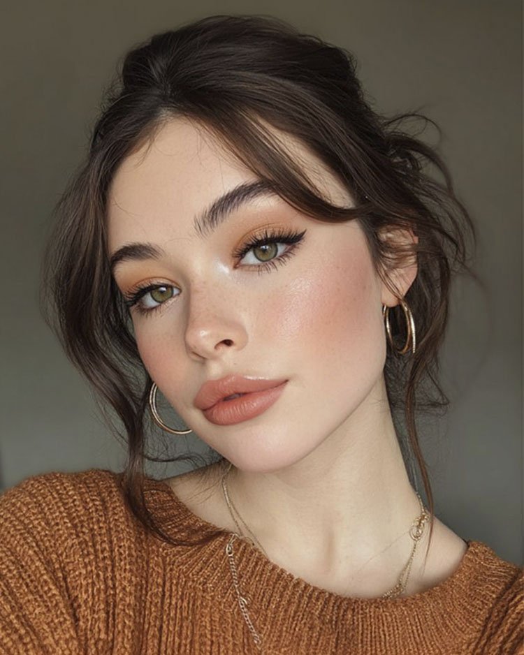Естественный минималистичный макияж