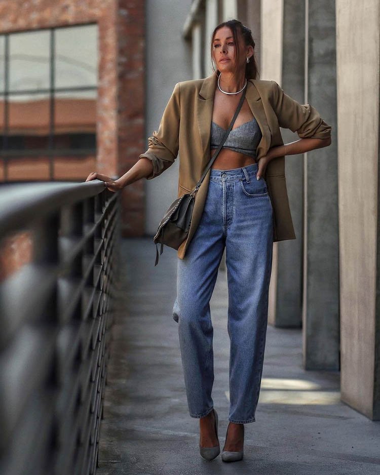 Прямые джинсы