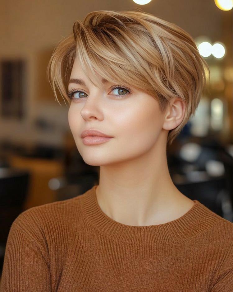 укладка для короткой стрижки